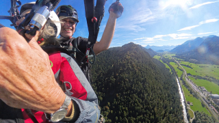 Paragliding Tandemflug Pfronten bei Füssen Tandemflug tandem guru