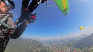 Paragliding Tandemflug Breitenberg Tandemflug tandem guru