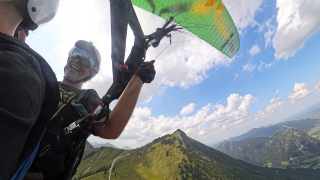 Paragliding Tandemflug Breitenberg Tandemflug tandem guru