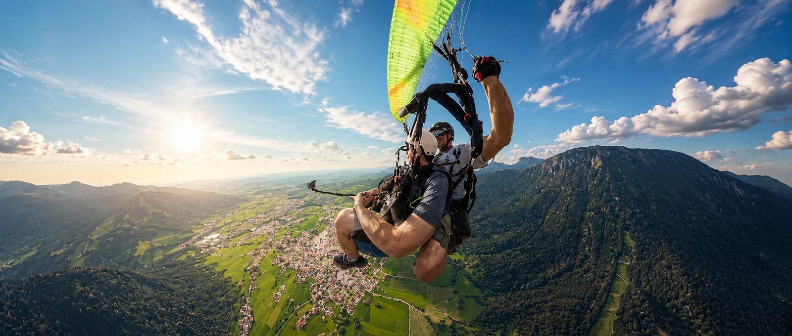 Tandem Guru Paragliding Tandemflug im Allgäu - Surf the Sky